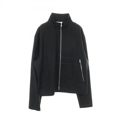 HERMES Chaqueta Cremallera Cárdigan H566140 Algodón Negro Usado Hombre Talla 15/38 Foto 1 de 4