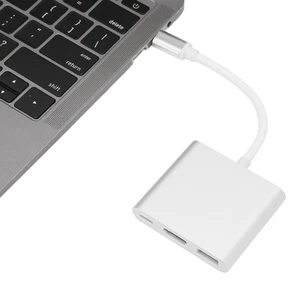 Interfejs multimedialny typu C do wysokiej rozdzielczości USB PD Adapter 3 w 1 High Spe FY - Zdjęcie 1 z 22