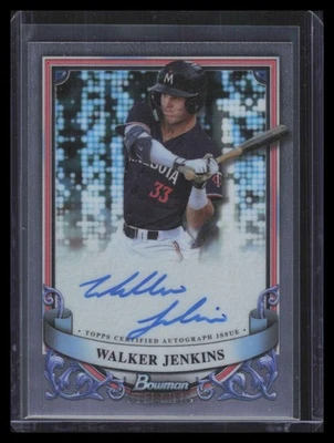 2024 Bowman Sterling Prospect Autographs PAWJ Walker Jenkins Rookie Auto - Image 1 of 2