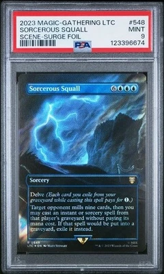 2023 Magic MTG LTC Sorcerous Squall SCENE Surge Foil #548 PSA 9 MINT RARE - Image 1 of 2