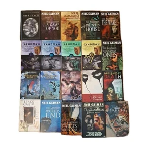 Vertigo Neil Gaiman Graphic Novels TPBs Lot Sandman Library Graveyard Much More! - Picture 1 of 21