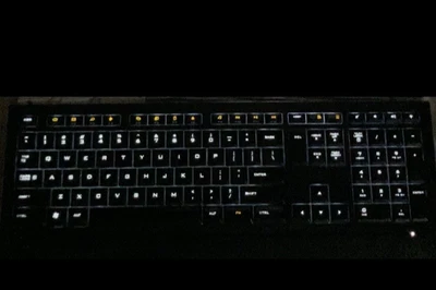 Logitech Illuminated Keyboard Wired USB K740 Y-UY95 Tested and Working - Image 1 of 4