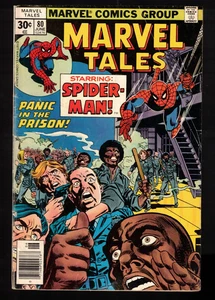 Marvel Tales #80 ¡Pánico en la prisión! (rep Amazing Spider-Man 99) 1977 Bueno - Imagen 1 de 14