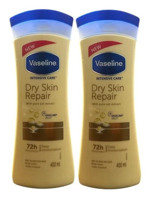 3 PK Vaselina Cuidado Intensivo Piel Seca Reparación Loción Corporal 13.5 FLoz/400 ML Foto 1 de 2