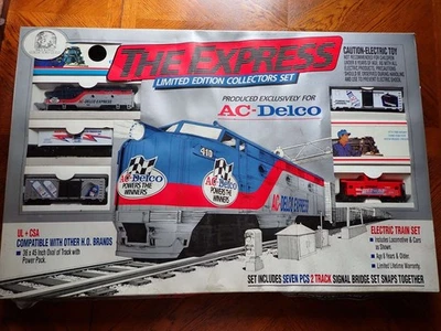 RARE UNOPENED BROOKFIELD COLLECTORS GUILD "A C DELCO THE EXPRESS" HO SCALE TRAIN - Image 1 of 4