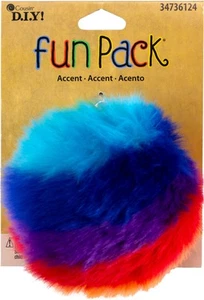 5 Pack CousinDIY Accent Rainbow Pom-Poms34736124 - Picture 1 of 1