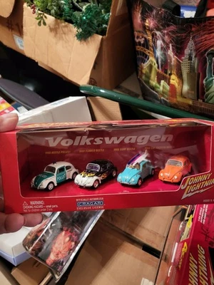 Paquete de 4 Johnny Lightning VW Beetle  Foto 1 de 3
