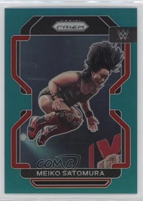2022 Panini Prizm WWE Teal Prizm /49 Meiko Satomura #116 Rookie RC - Image 1 of 2