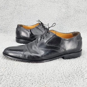 Johnston Murphy Herren Oxford-Schuhe Größe 11 schwarz Leder Kappe Zehe elegante Schuhe klassisch - Bild 1 von 14