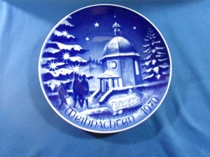 BAREUTHER WALDSASSEN BAYERN GERMANY WEIHNACHTEN 1970 7 3/4" SAMMELTELLER - Bild 1 von 8