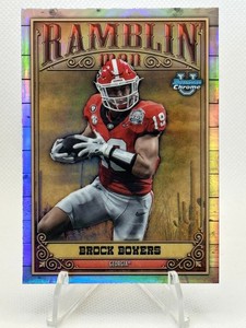 2023 Bowman Chrome U #RM1 Brock Bowers (Ramblin’ Man)