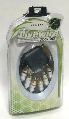 PELICAN LIVEWIRE HD COMPONENT CABLE XBOX 360 BRAND NEW - Image 1 of 4
