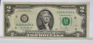 $2 Birthday Note Two Dollar Bill H02919320A UNC February / September 1932 - Picture 1 of 1