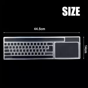 1 x Universal Transparente Teclado Piel Protector Silicona Escritorio Lote Cubierta D3P7 - Imagen 1 de 11
