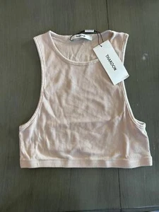 NWT Thakoon Tank Top Dusty Pink Size XL Crop Top Crop Summer - Picture 1 of 4