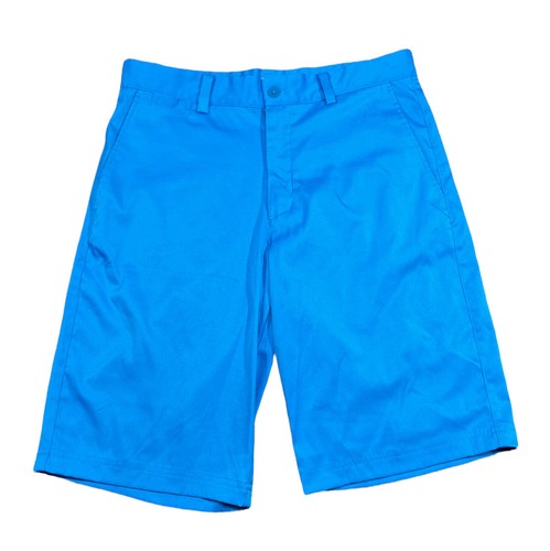 Nike Golf Tour Performance Dri Fit Flat Front Blu 11" Pantaloncini Uomo Taglia 30