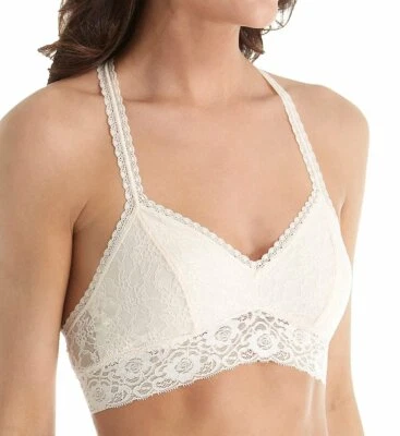 Passionata Women's Crazy Lace Bralette Peach Rose Large - Image 1 of 2