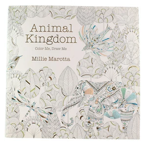 ANIMAL KINGDOM: A COLORING BOOK ADVENTURE BY MILLIE MAROTTA 2015 - Imagen 1 de 3
