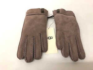 UGG TENNEY SUEDE WOEMEN GLOVES GREY LIGHT US SIZE S - Picture 1 of 3