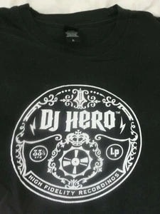 OBEY DJ Hero Video Game T-Shirt Size Large Rare Retailer Launch Promo Shirt EUC - Picture 1 of 4