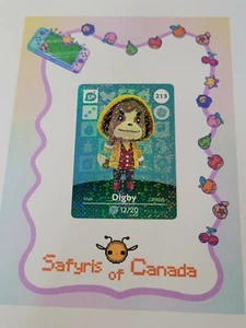 Digby #213 Animal Crossing Amiibo Card Authentic Never Scanned - Picture 1 of 3