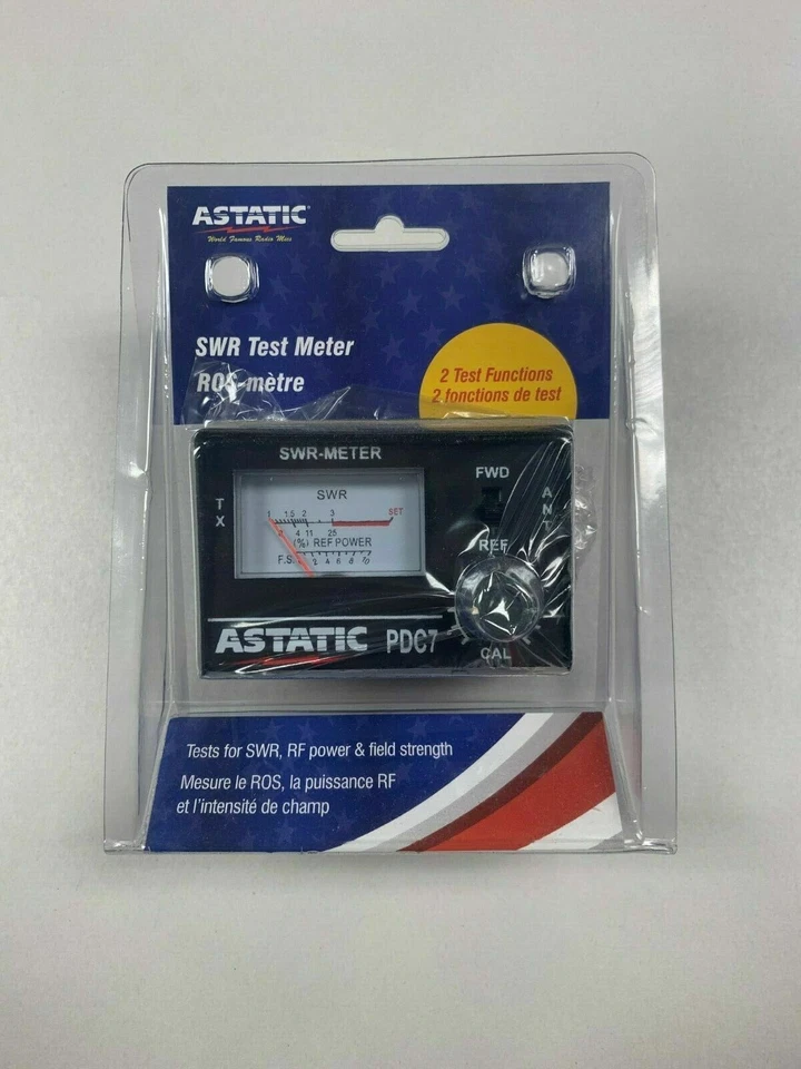 ASTATIC PDC7 SWR CB RADIO TEST METER - Image 1 of 1