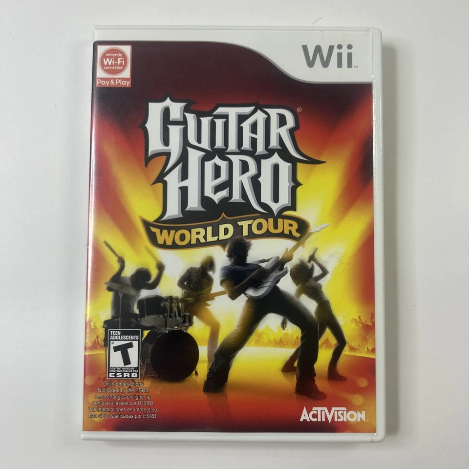 Guitar Hero World Tour Nintendo Wii Video Game, 2006 Not For Resale - Image 1 of 4