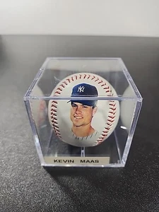 1990 Kevin Maas Fotoball 1st Year Yankee Baseball - Bild 1 von 5