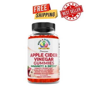 APPLE CIDER VINEGAR GUMMIES - Immunity & Detox - 60 counts - Picture 1 of 3