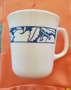 Corning Corelle Blue Apple Harvest Time Coffee Mug Cup EUC Free Shipping - Picture 1 of 4