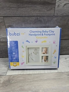 Bubzi Newborn Baby Clay Handprint Footprint Kit Keepsake DIY Frame Gift Set New - Picture 1 of 8
