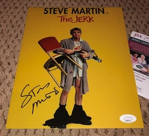 STEVE MARTIN SIGNED 8X10 JSA AUTOGRAMM COA DREI AMIGOS 3 THE JERK AUTO - Bild 1 von 1