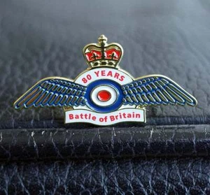 80 years Battle of Britain enamel pin badge 1940 RAF UK VICTORY day - Picture 1 of 3