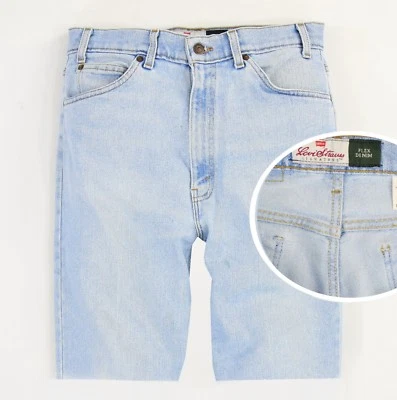 70s Vintage Levis Light Wash Denim Shorts Cut Offs Stretch 540 Mens 34 or 35 - Image 1 of 4