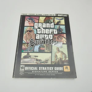 Grand Theft Auto San Andreas Official Strategy Guide - GC Brady Games with Map - Picture 1 of 6