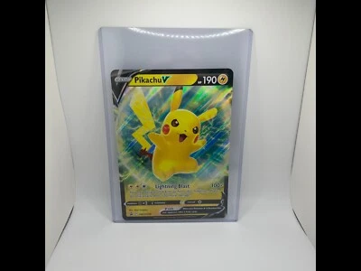 Pokemon TCG Pikachu v #swsh198 JUMBO CARD - Image 1 of 2
