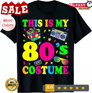 This is my 80's Costume Outfit Gifts Eighties Retro Party T-Shirt - Picture 1 of 20