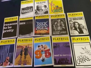 Playbill 2009 Collection B Lot 13 Godot, God Carnage, Fonda Variations, 9 to 5 - Picture 1 of 9