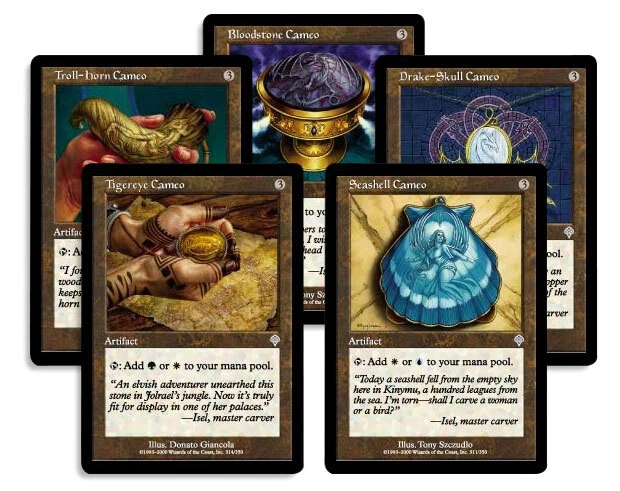 5 Cameo Artifact - Invasion - 1x of each - MP-NM - Sets - Magic MTG FTG - Image 1 of 1