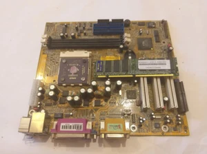 AM33-EL MB Socket 462 Working Order+ RAm PV133 128MB + CPU AMD   - Picture 1 of 8