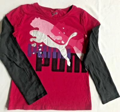PUMA NWT Girls long shirt T-shirt size S - Image 1 of 2