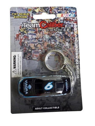 1:87 Scale Mark Martin #6 Viagra Die Cast Keychain Team Caliber - New Cover