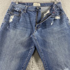 Aeropostale Jeans 32x30 Blue Benton Original Bootcut Distressed Denim (33x28)