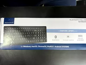 Insignia Full-size Bluetooth Scissor Switch Keyboard - Black NS-PK3KCB2 - Picture 1 of 4