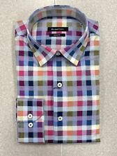 Bugatchi Men’s Classic Fit Long Sleeve Check Cotton Shirt /NWT/ Originally $150