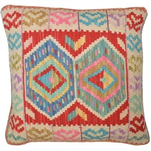 Funda de almohada Kilim tejida a mano de 19"" x 19"" Brpsf-2367 - Imagen 1 de 1