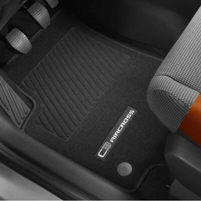 4 TAPPETINI MOQUETTE AGUGLIATA CITROEN C3 AIRCROSS ACCESSORI ORIGINAL 1688984180 - Immagine 1 di 3
