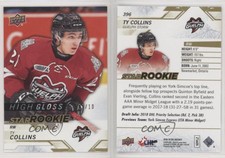 2018-19 Upper Deck CHL Star Rookies High Gloss /10 Ty Collins #396