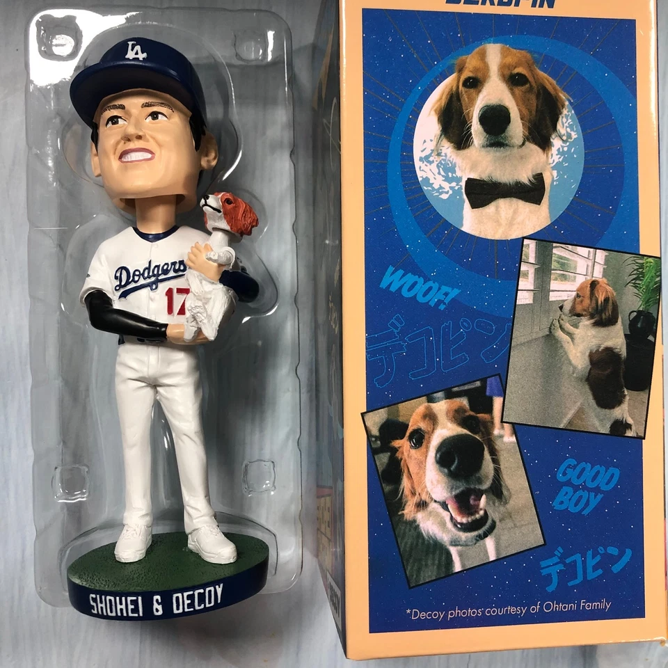 Shohei Ohtani & Decoy Bobblehead White L.A. Dodgers 8/28/24 NEW with Box - Image 1 of 3