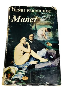 Manet by Henri Perruchot 1962 first edition hardcover dust jacket + review copy - Foto 1 di 8
